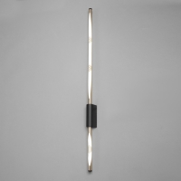 Бра "Олма" LED 12Вт 4000К черный золото 74х5х6 см