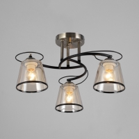 Люстра "Каэль" 3хЕ27 40Вт черно-бронзовый 44х44х17,5 см Люстра "Каэль" 3хЕ27 40Вт черно-бронзовый 44х44х17,5 см