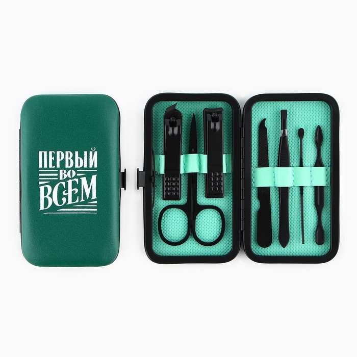 Маникюрный набор 7 предметов &laquo;Первый во всем&raquo;, 10,8 х 6,7 см
