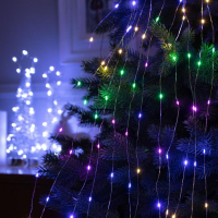 Гирлянда «Дреды» 1.5 м, IP20, серебристая нить, 125 LED, свечение мульти, 12 В Гирлянда «Дреды» 1.5 м, IP20, серебристая нить, 125 LED, свечение мульти, 12 В