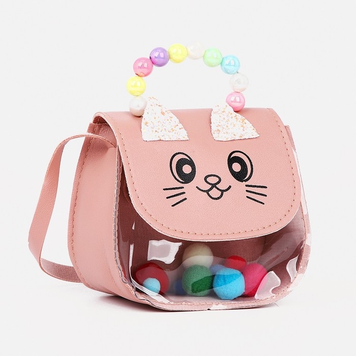 Сумка детская для девочки на магните, цвет розовый Сумка детская для девочки на магните, цвет розовый