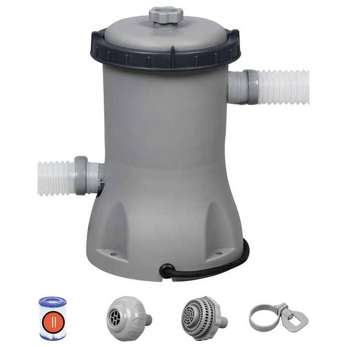 Фильтр-насос для бассейнов, с картриджем «II», 2006 л/ч, 58383 Bestway Фильтр-насос для бассейнов, с картриджем «II», 2006 л/ч, 58383 Bestway