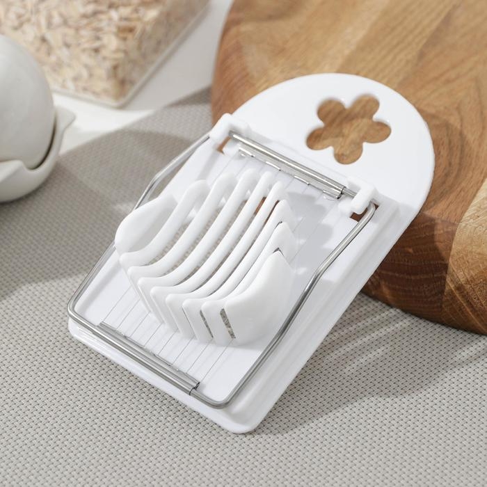 Яйцерезка Доляна &laquo;Комфорт&raquo;, 14&times;8 см, цвет МИКС