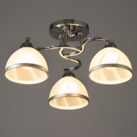 Люстра "Каспиан" 3хЕ27 40Вт хром 48х48х22 см BayerLux