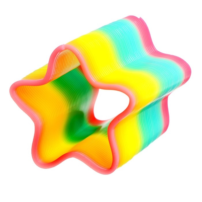 Пружинка - радуга Funny toys &laquo;Улёт!&raquo;, d=5 см, МИКС
