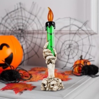 Светодиодная фигура «Свеча зелёная» 6 × 16 × 6 см, пластик, батарейки AG13х3 (в комплекте), свечение тёплое белое Светодиодная фигура «Свеча зелёная» 6 × 16 × 6 см, пластик, батарейки AG13х3 (в комплекте), свечение тёплое белое