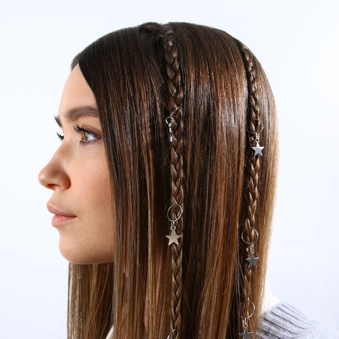 Заколки пирсинг для волос &laquo;All you need is love&raquo;, 6 шт.