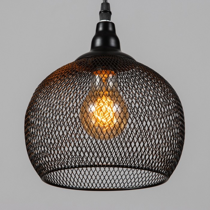 Светильник BayerLux "Шар" 1х40Вт E27 черный 22х22х110 см.