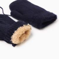 Варежки детские MINAKU, цвет темно-синий, 18 см Варежки детские MINAKU, цвет темно-синий, 18 см