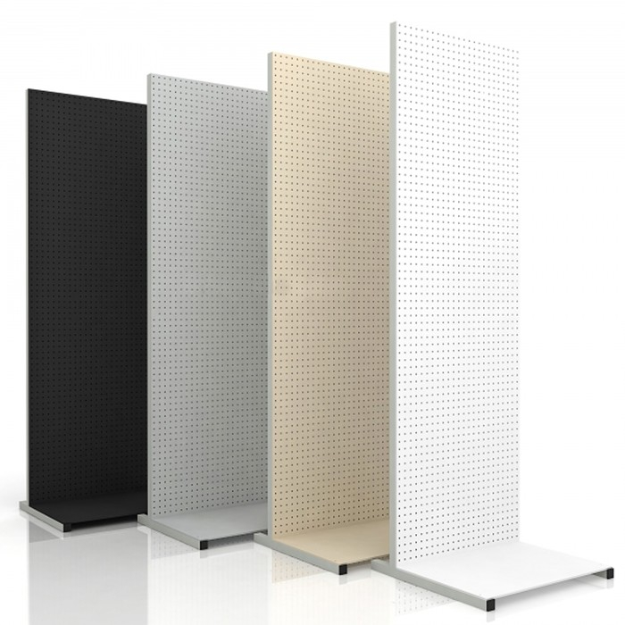 Перфорированный стенд, 60&times;45,5&times;182,5 см, шаг 2,5 см, цвет серый