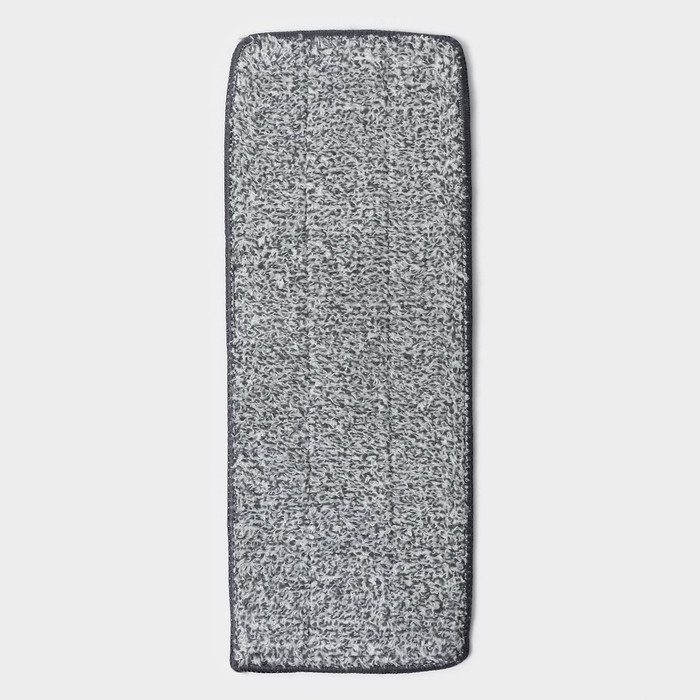 Насадка для швабры Raccoon, на липучке, микрофибра, крепления с 2-х сторон, 32&times;12,5 см