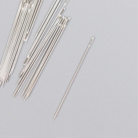 Иглы для бисера металл в пластиковой коробке набор 25 шт &Oslash; 0,8 мм