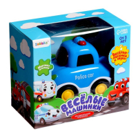 Музыкальная игрушка &laquo;Полицейская машина&raquo;, звук, свет, цвет синий
