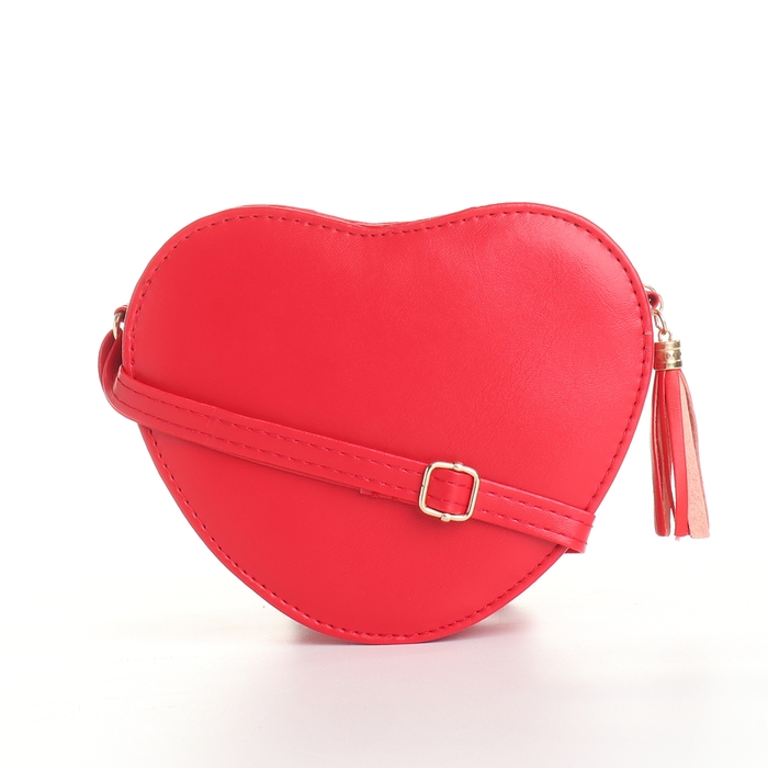 Сумка детская для девочки на молнии «Выбражулька», цвет красный Сумка детская для девочки на молнии «Выбражулька», цвет красный