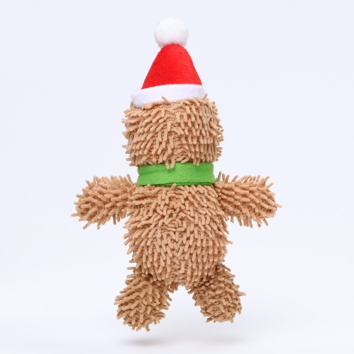 Игрушка мягкая для собак Игрушка мягкая для собак "Снеговик" с пищалкой, 26 х 15 см