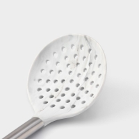 Шумовка Доляна &laquo;Шанти&raquo;, 33,5 см, цвет серый