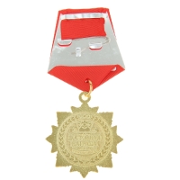 Медаль орден на подложке &laquo;С Юбилеем 60 лет&raquo;, 4,7 х 10 см