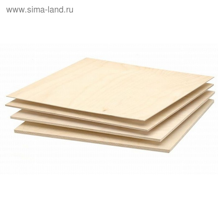 Фанера ФК 3мм 1525х1525 мм сорт 4/4