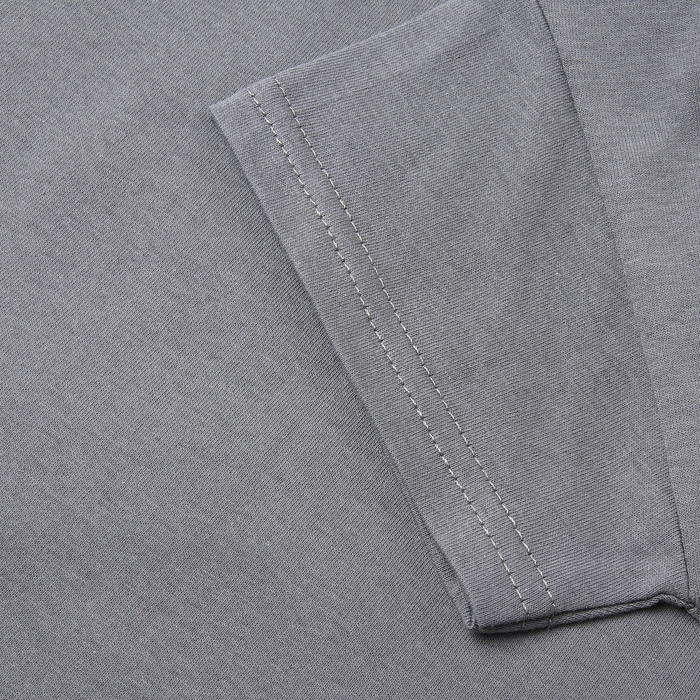 Футболка детская со спущенным плечом, цвет темно-серый, рост 134 см