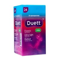 Презервативы DUETT Mix 24 шт Презервативы DUETT Mix 24 шт