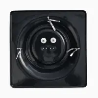 Набор 2 предмета: серьги, колье со стразами &laquo;Лёд. Клавиши&raquo;, d=13.5 см, белый в серебре