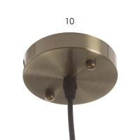 Светильник "Морган" 1х40Вт Е27 бронза/черный 17,5х17,5х36(136)см Светильник "Морган" 1х40Вт Е27 бронза/черный 17,5х17,5х36(136)см