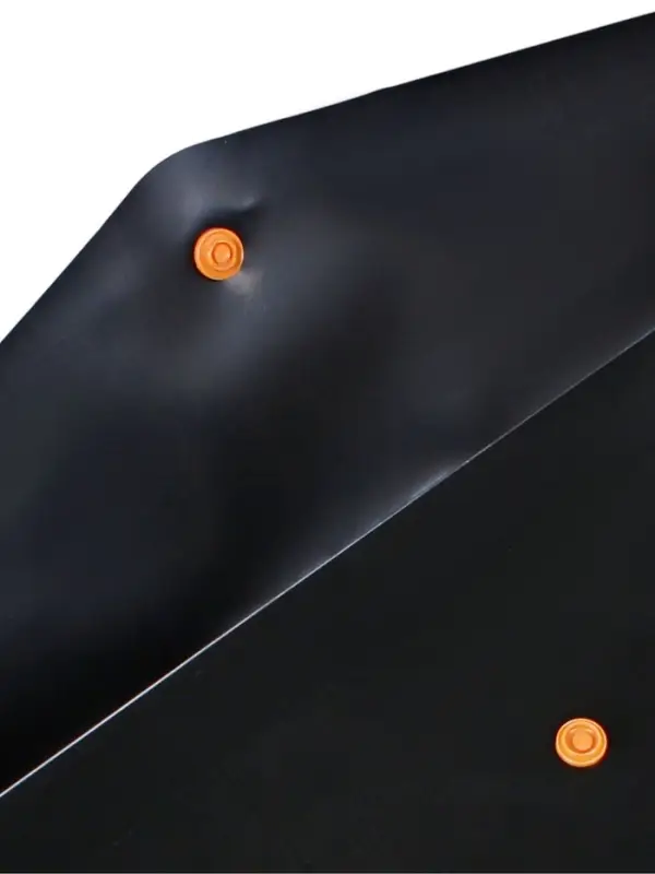 Папка-конверт на кнопке формат А4 180мкр Черная с металлизированной отделкой МИКС (шр на шт)   10843