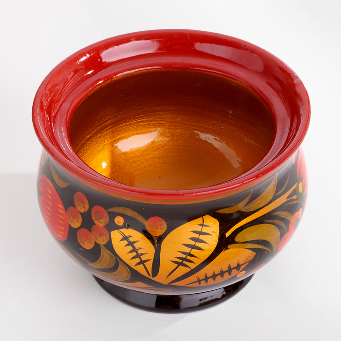 Сахарница &laquo;Ягодка&raquo;, хохлома