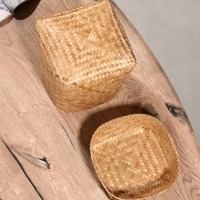 Корзинка плетеная "Масарта" 16х16х18 см Корзинка плетеная "Масарта" 16х16х18 см