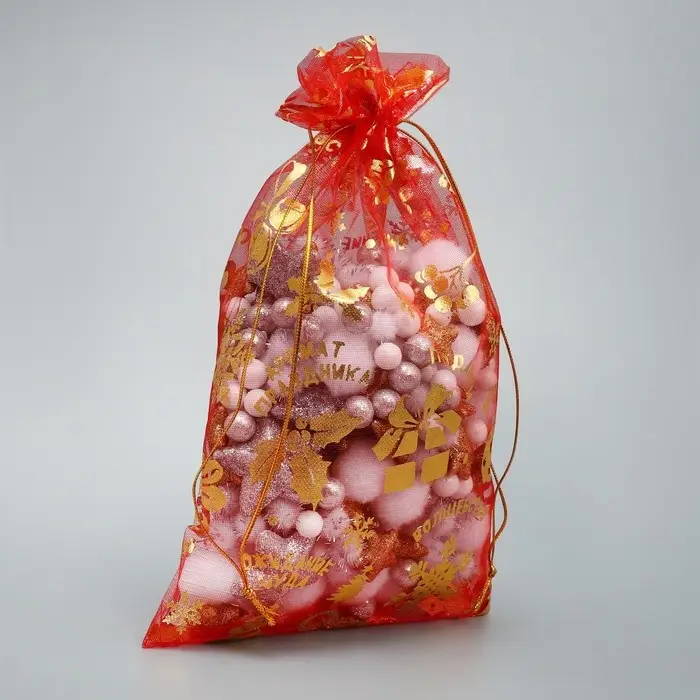 Мешочек подарочный органза &laquo;Аромат праздника&raquo;, 16 х 24 см +/- 1.5 см