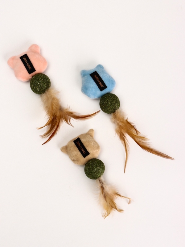 Игрушка с кошачьей мятой "Животные", 18 см, Микс видов