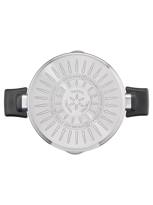 Кастрюля Cook & Clip 24 см с крышкой, подходит для индукции