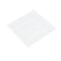 Двусторонние самоклеящиеся держатели ТУНДРА, d=15.25 мм, прозрачные, 16 шт.