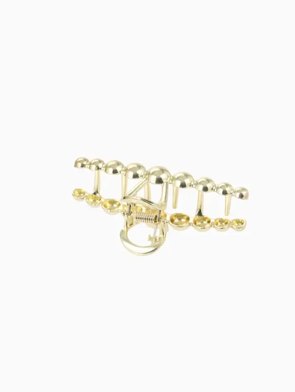 Краб для волос "Джисел" 7,5 см, золото