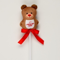 Мягкая игрушка в букет "Люблю тебя" мишка на палочке Мягкая игрушка в букет "Люблю тебя" мишка на палочке