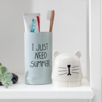 Футляр для зубной щётки и пасты &laquo;Ушастик&raquo;, 7&times;4,5&times;19 см, цвет МИКС