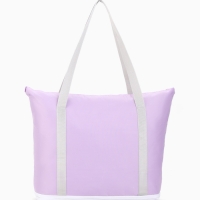 Сумка дорожная на молнии, сиреневая