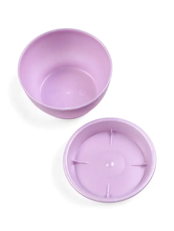 Горшок для цветов с поддоном 0,5 л d12,5см h7 см "Фиалочка" сиреневый