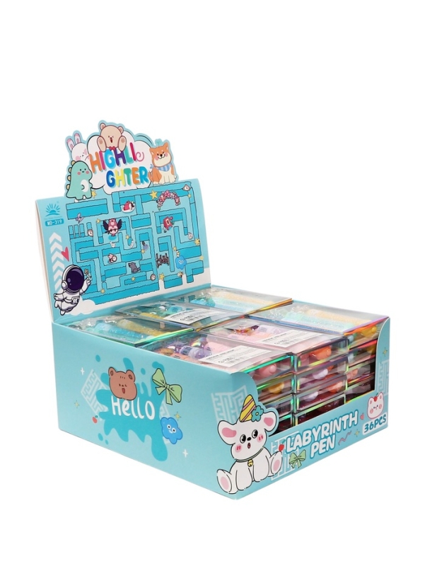 Набор маркеров-текстовыделителей 3 штуки /3 цвета Лапки блеск Набор маркеров-текстовыделителей 3 штуки /3 цвета Лапки блеск