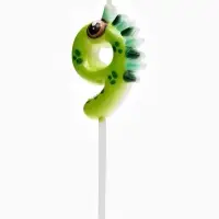 Свеча для торта цифра 9 &laquo;Зверюшки&raquo;, 5 см