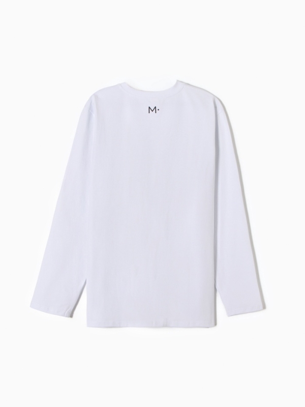 Джемпер (лонгслив) мужской MINAKU: City, цвет белый, р-р 44