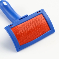 Пуходерка без капель, эргономичная ручка, 10 х 15 см, микс Пуходерка без капель, эргономичная ручка, 10 х 15 см, микс