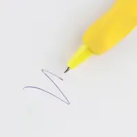 Ручка шариковая синяя паста 0.5 мм ArtFox тренажер для письма