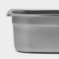 Гастроемкость 1/3x100 мм, 325x176x100 мм, толщина 0,8 мм Гастроемкость 1/3x100 мм, 325x176x100 мм, толщина 0,8 мм