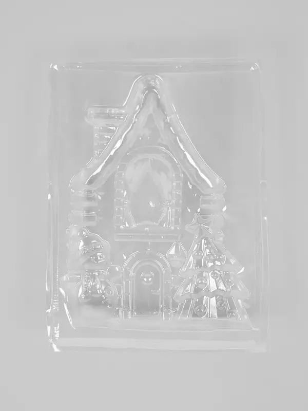 Подсвечник из гипса "Домик"