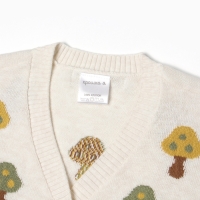 Кардиган Крошка Я Грибочки, р. 74-80 см, бежевый