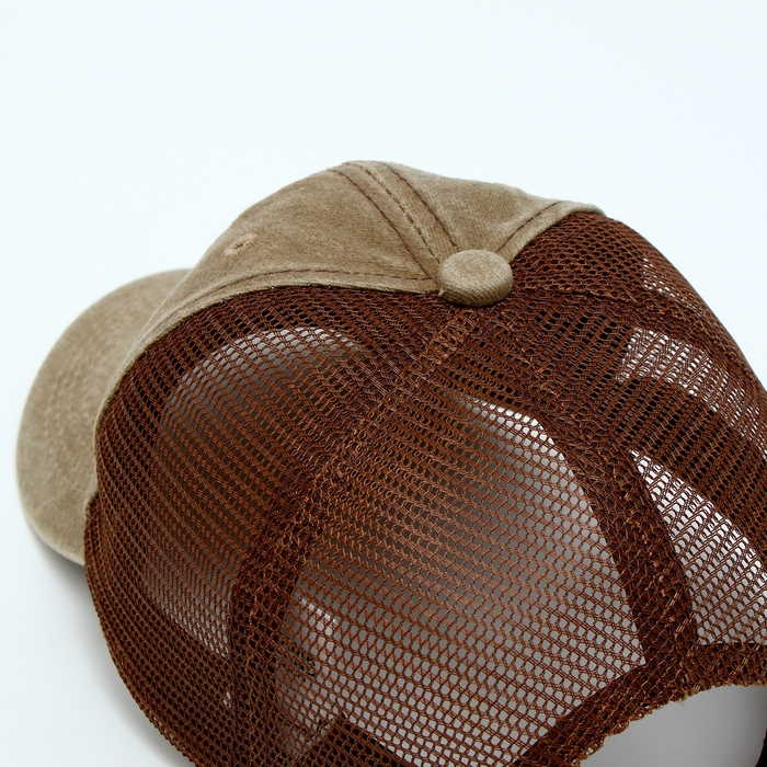 Кепка детская для мальчика с сеткой Adventure, джинса, р-р 52-54, 5-7 лет