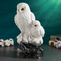Копилка для денег &laquo;Совы полярные&raquo;, полистоун, 20&times;18&times;33 см