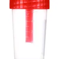 Контейнер для биоматериалов 60 мл, шпатель, завинчивающаяся крышка, матовое окно, индивидуальная уп.