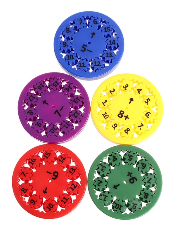 Развивающий набор "Математические спиннеры. Складывай и вычитай!"